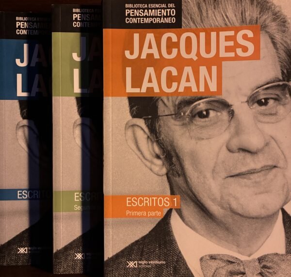 Escritos 1 y 2  (3 libros) - Jacques Lacan