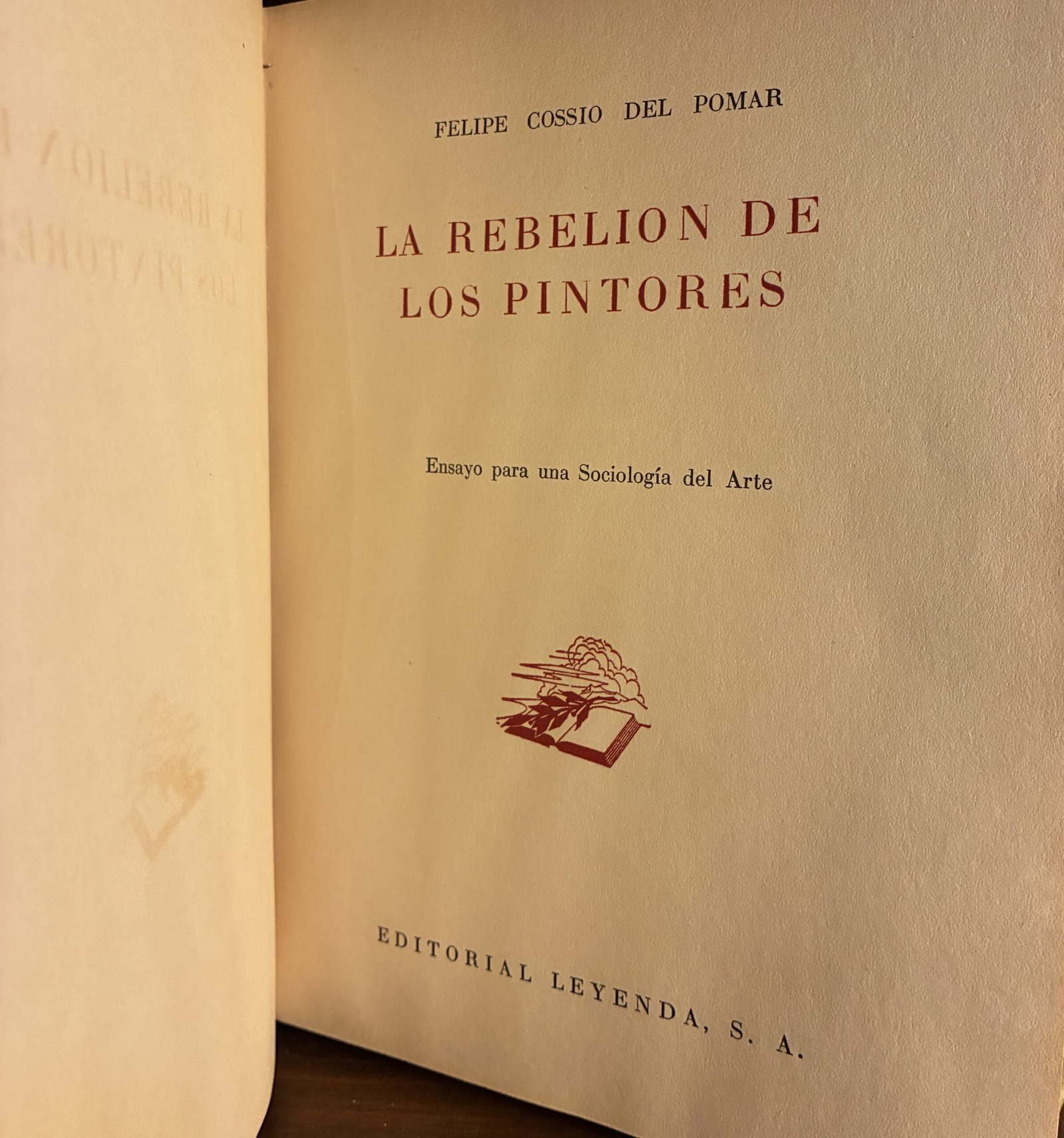 La rebelion de los pintores - Felipe Cossio del Pomar