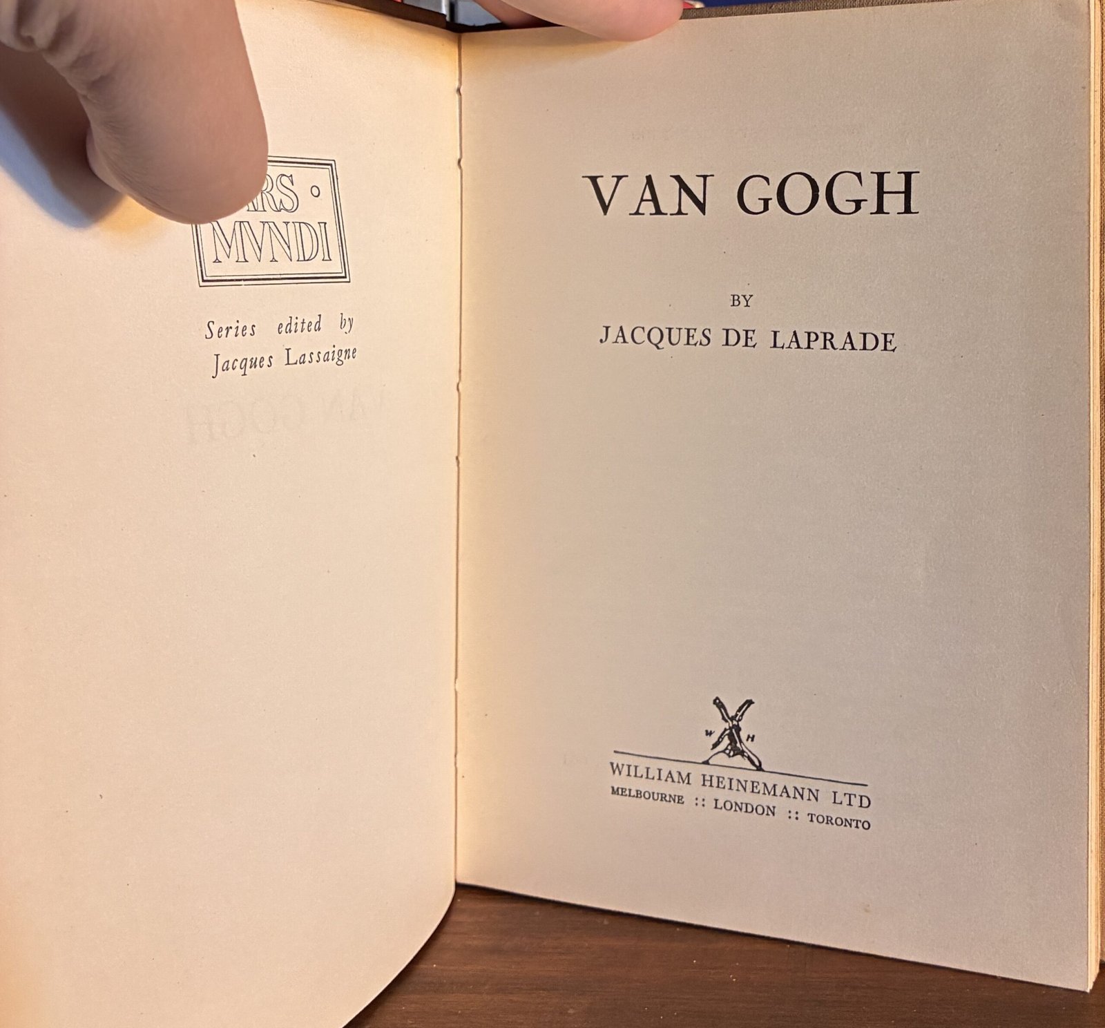 Van Gogh - Jacques de Laprade