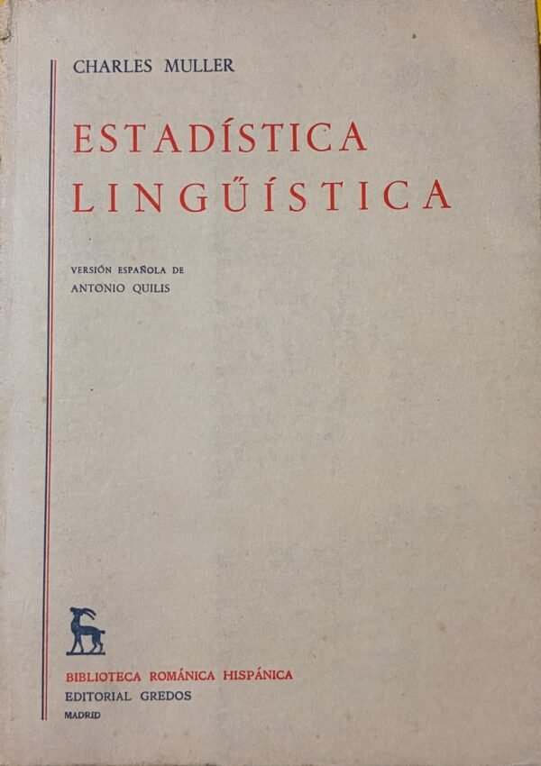 Estadística linguística - Charles Muller
