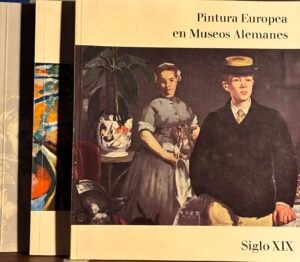 Estuche 3 tomos de pintura europea en museos alemanes.
