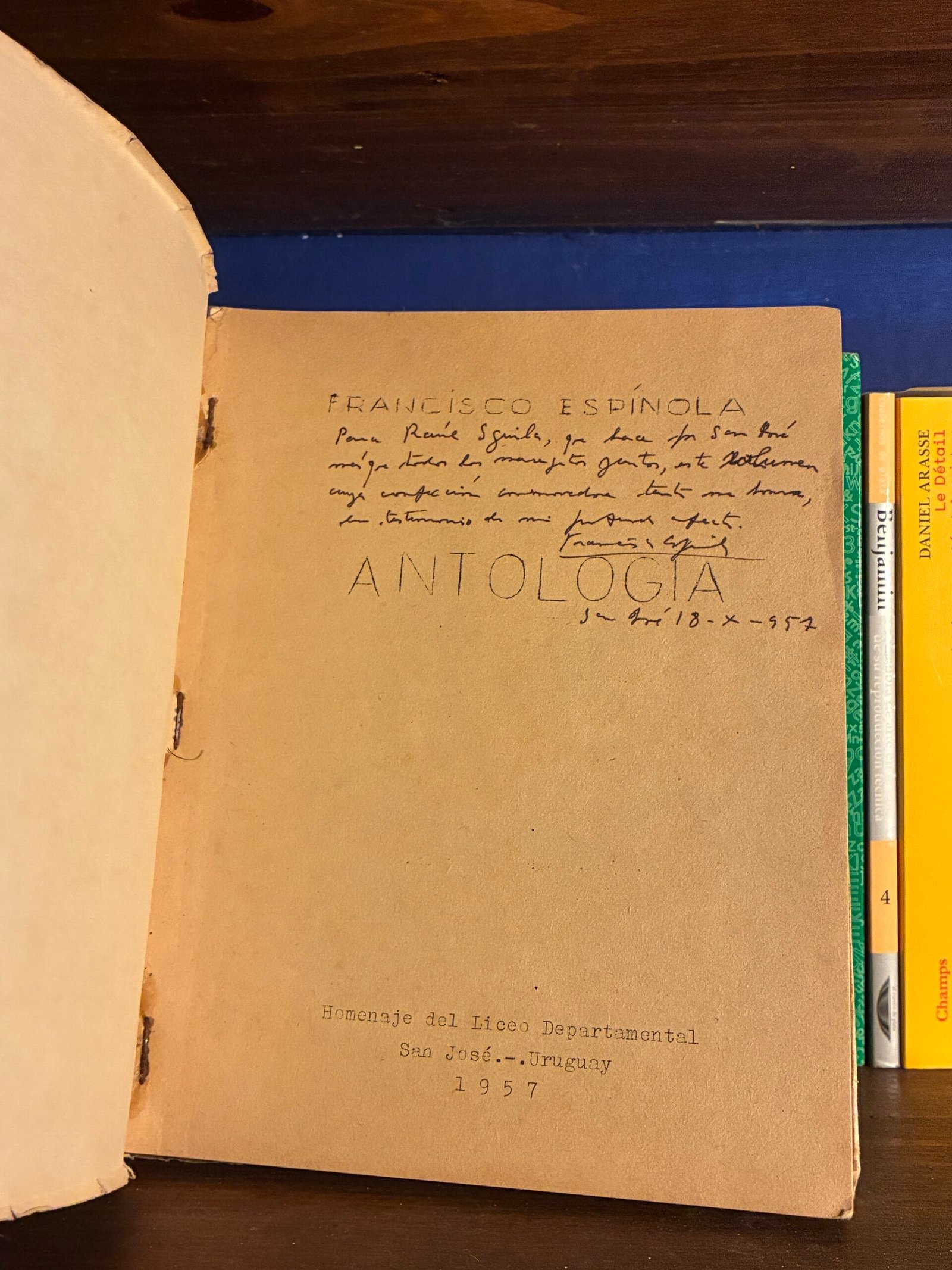Antología (firmado) - Francisco Espinola