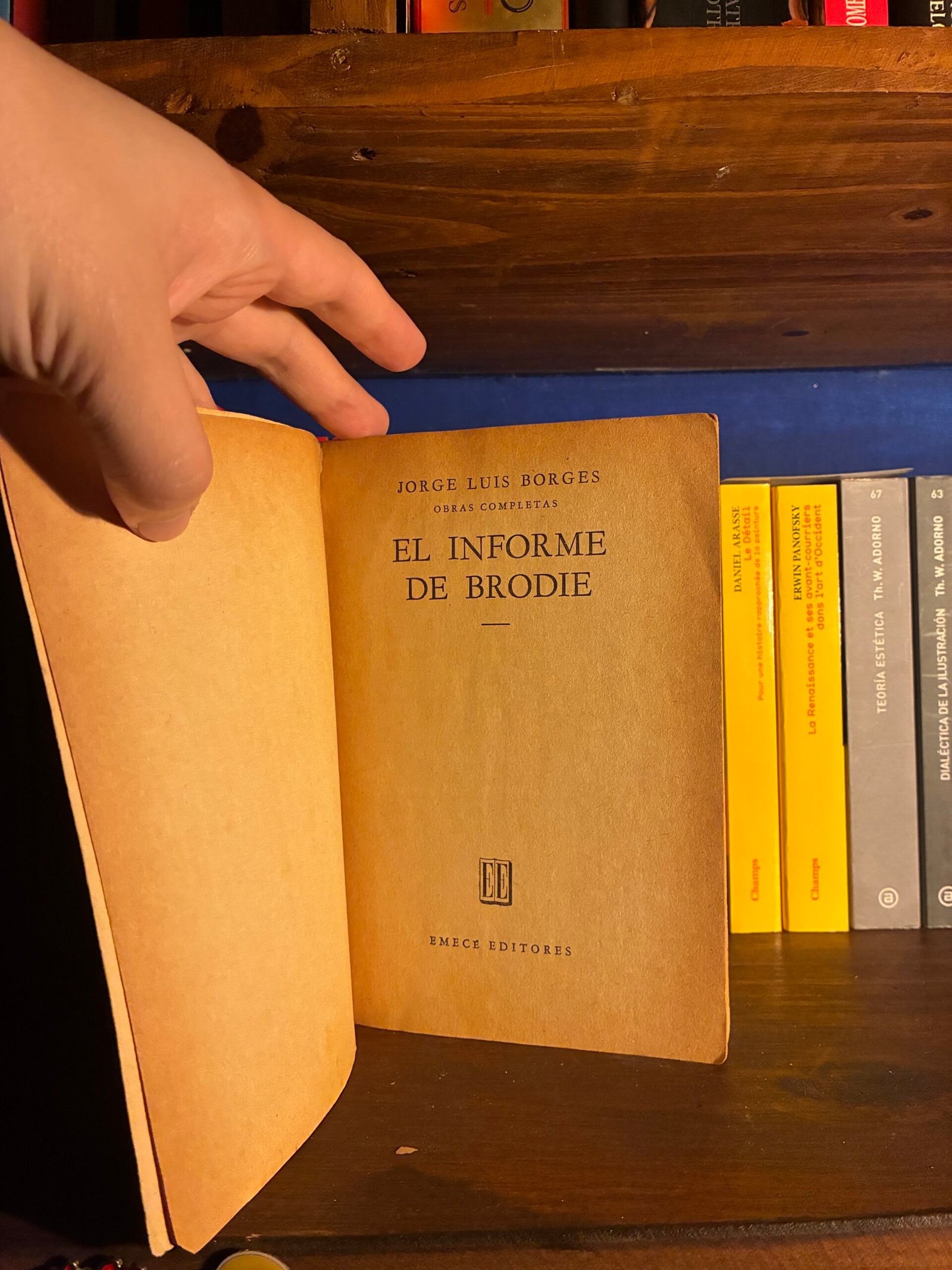El informe de Brodie (Primera edicion) - Jorge Luis Borges