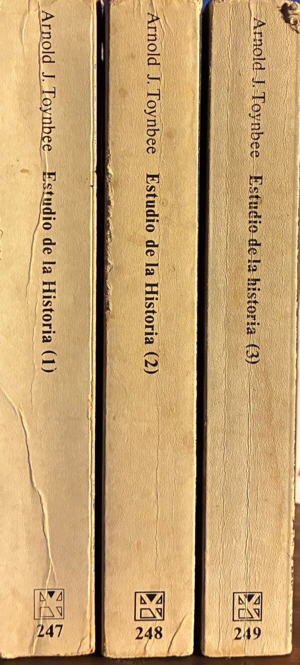 Estudio de la historia 3 tomos - Arnold J. Toynbee