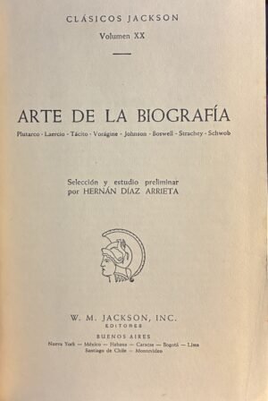 Arte de la biografía - Clasicos Jackson